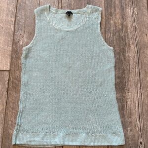 Talbots mint green tank top sweater large
